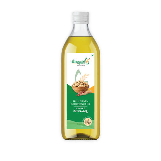 Bull Driven Groundnut oil