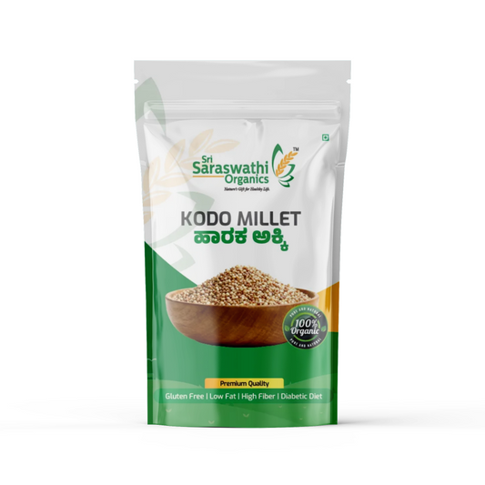 Organic kodo millet from premium millets for wholesome daily meals - Sri Saraswathi Organics