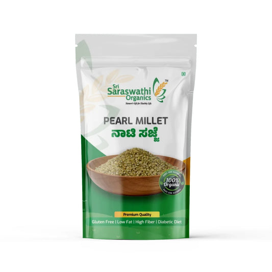 Organic pearl millet from premium grains for traditional cooking - Sri Saraswathi Organics