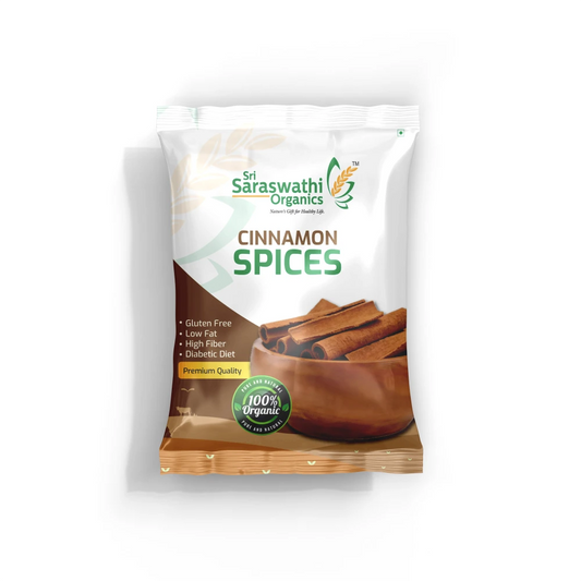 Organic cinnamon made from natural cinnamon bark for warm flavour – Sri Saraswathi Organics