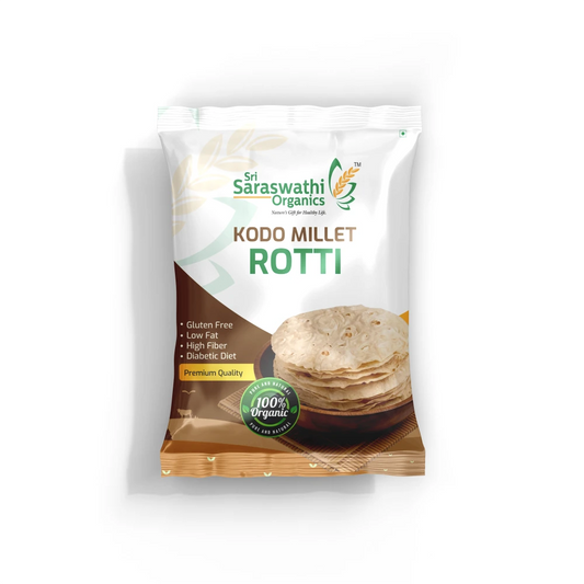 Organic kodo millet desi rotti made from traditional millets for regular home cooking - Sri Saraswathi Organics