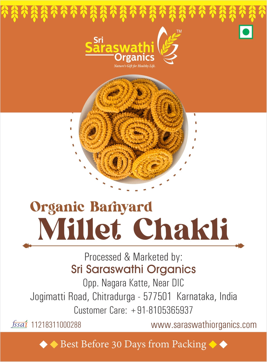 Organic Barnyard Millet Chakli