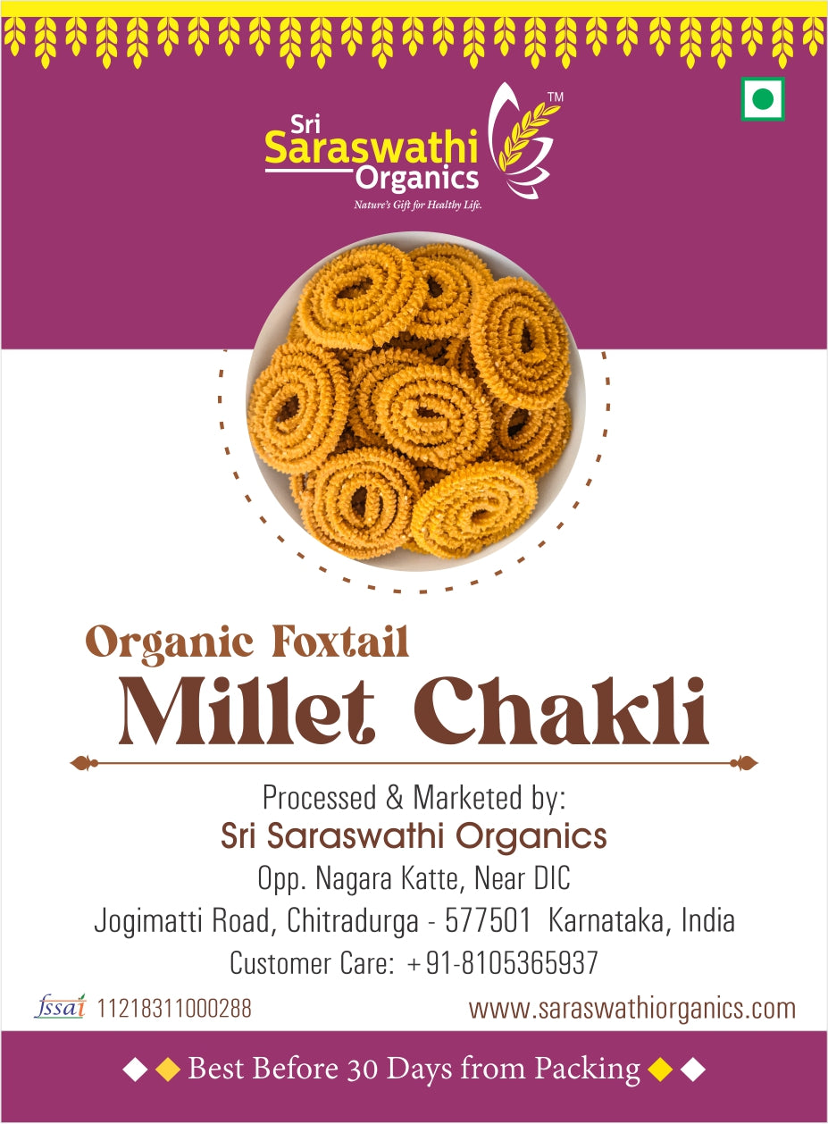 Organic Foxtail Millet Chakli
