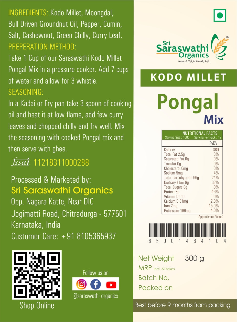 Kodo Millet Pongal Mix