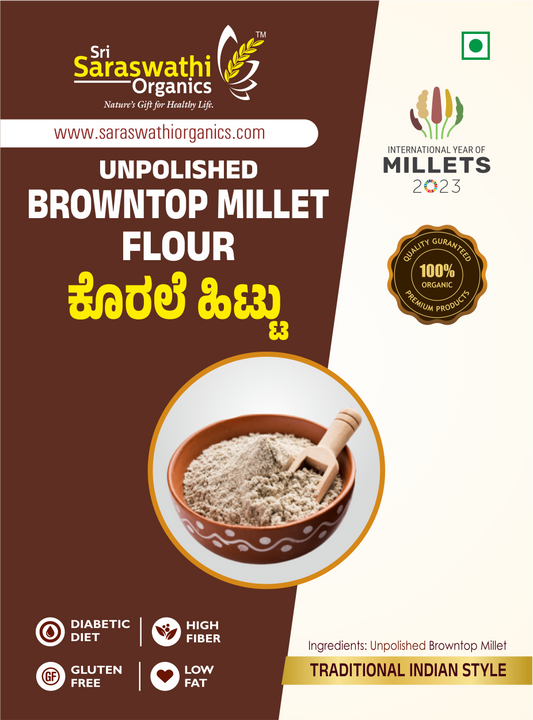 Organic Browntop Millet Flour