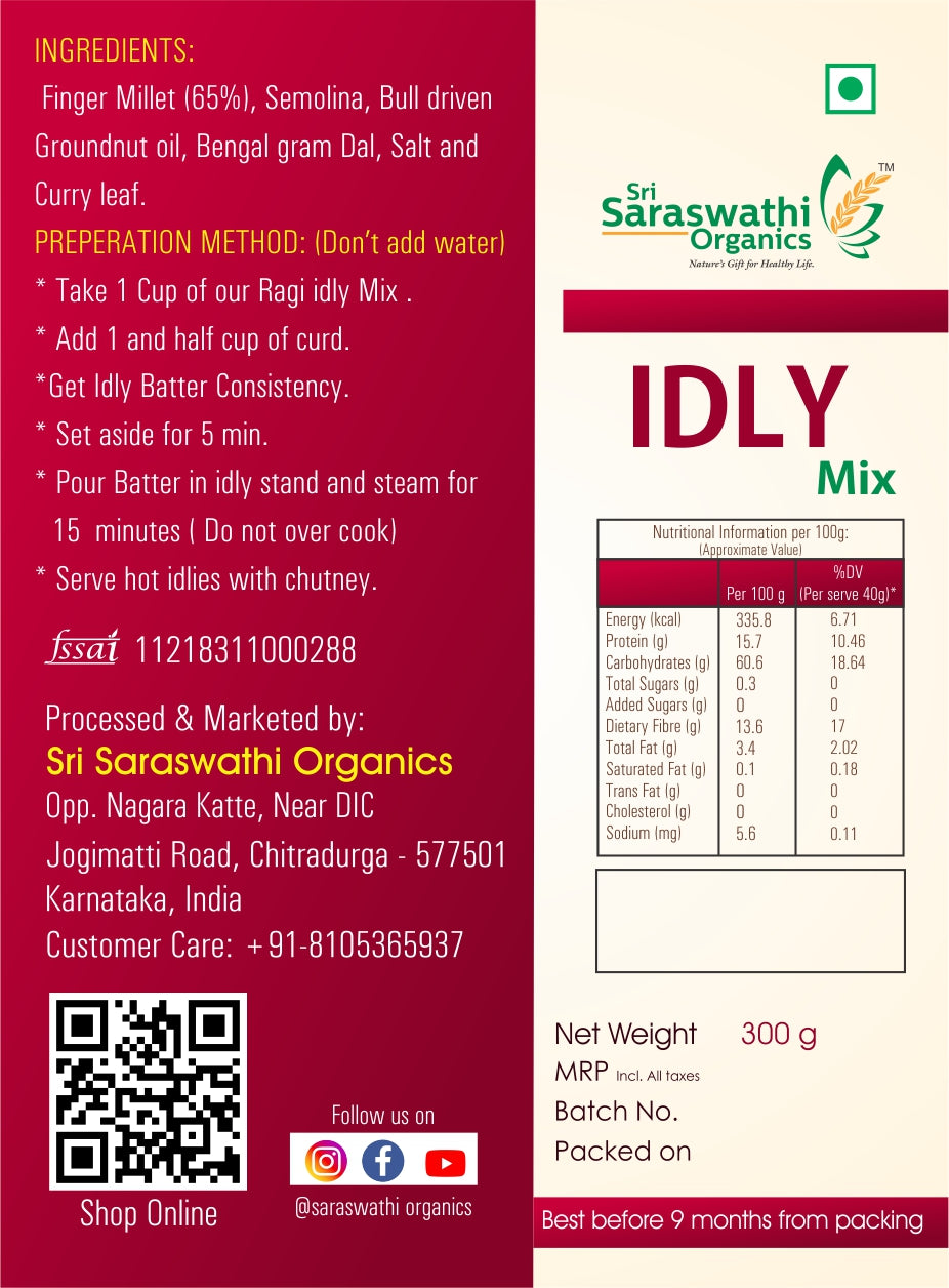Ragi Idly Mix