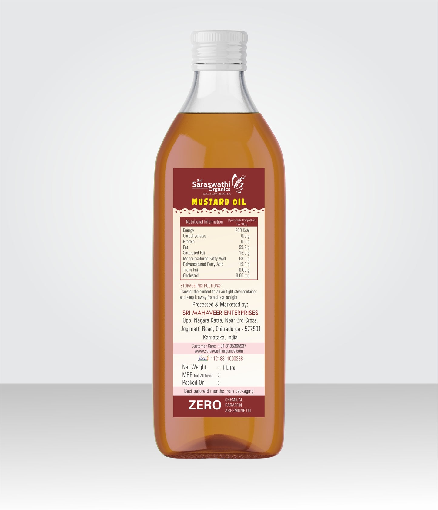 Cold Pressed Mustard Oil