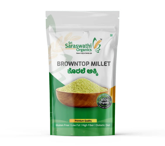Organic browntop millet from carefully sourced grains for everyday cooking – Sri Saraswathi Organics