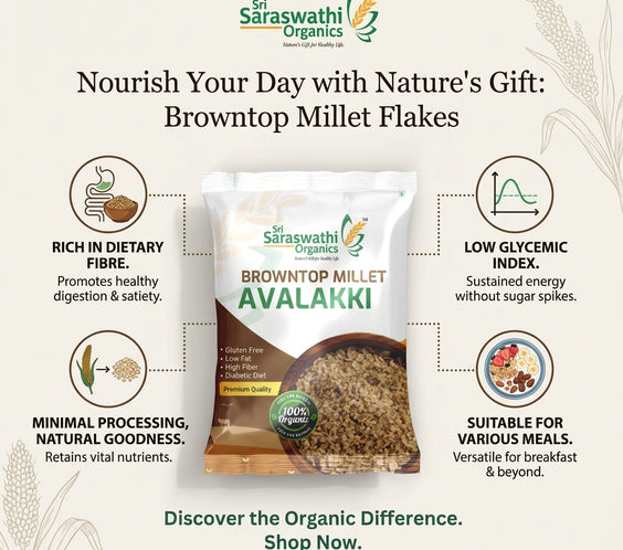 Browntop Millet Flakes