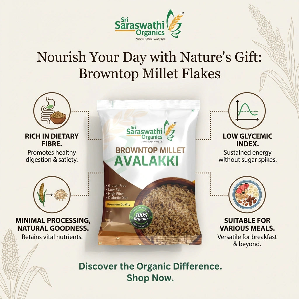 Browntop Millet Flakes