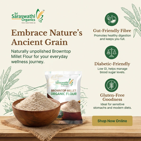 Organic Browntop Millet Flour