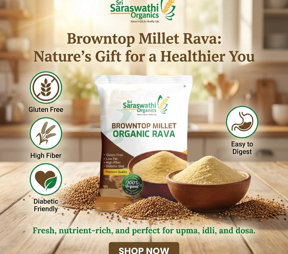 Browntop Millet Rava