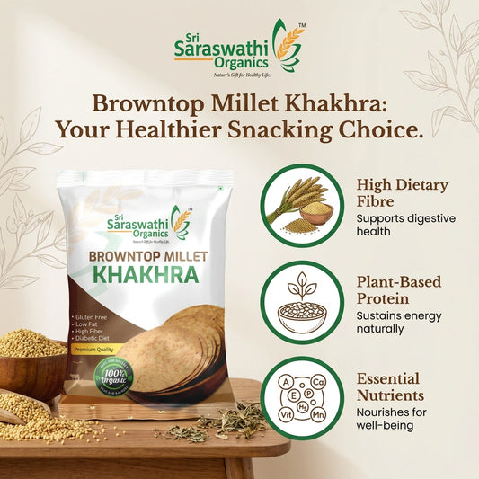Browntop Millet Khakra