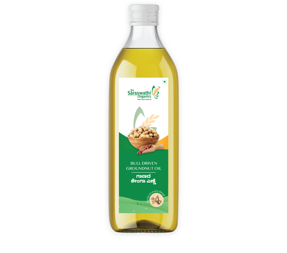 Bull Driven Groundnut oil