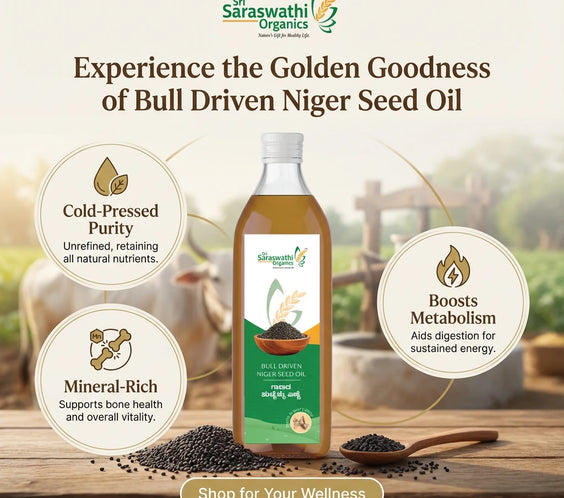 Bull Driven Niger Seed Oil