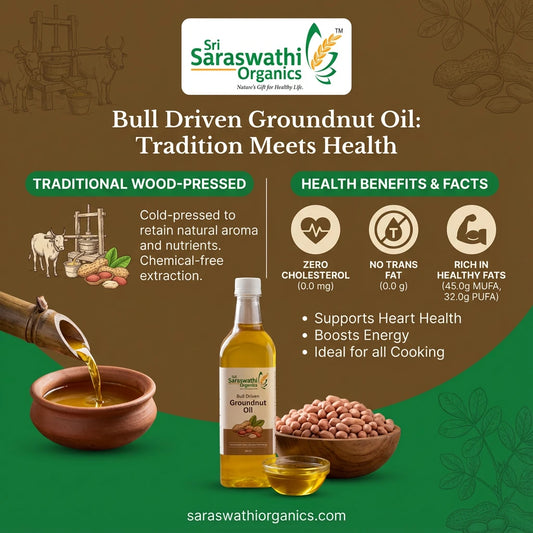 Bull Driven Groundnut oil