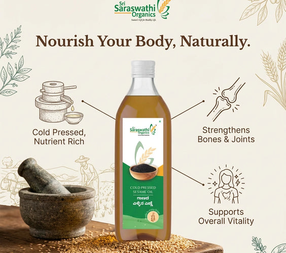 Cold Pressed Sesame Oil