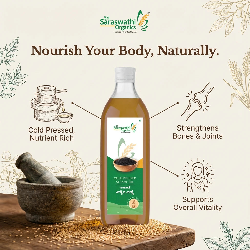 Cold Pressed Sesame Oil