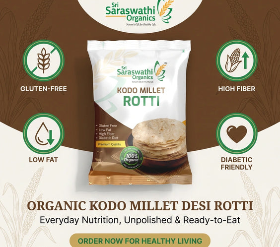 Organic Kodo Millet Desi Rotti