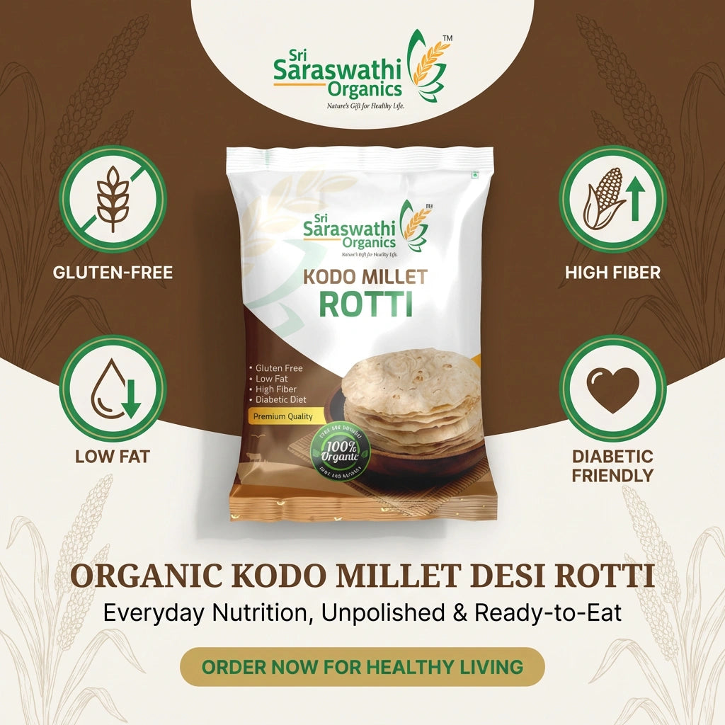 Organic Kodo Millet Desi Rotti