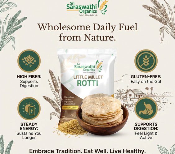 Organic Little Millet Desi Roti