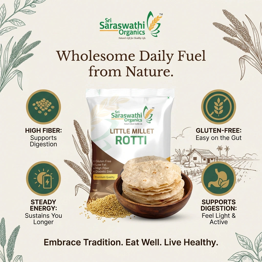 Organic Little Millet Desi Roti