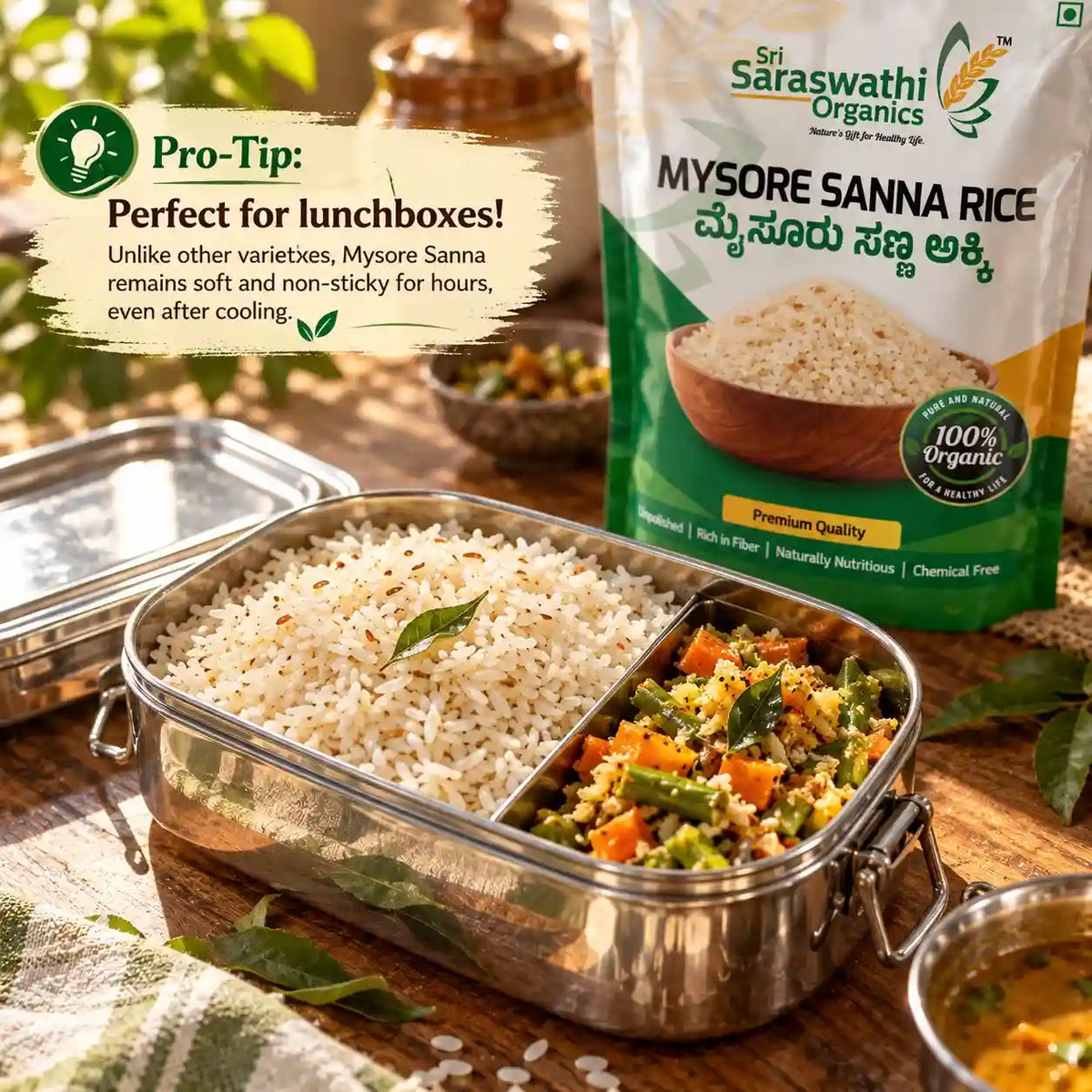 organic mysore sanna rice pro tip image