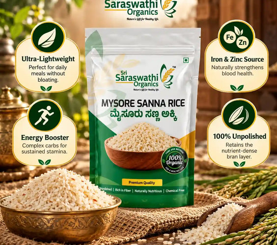 organic mysore sanna rice benefits