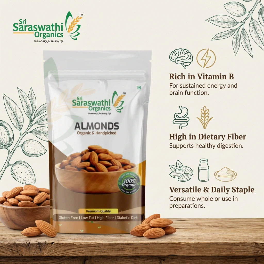 Small Badam Buy Organic Almonds Online | Best Quality Badam from India