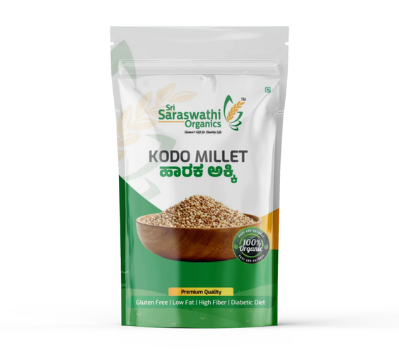 Organic kodo millet from premium millets for wholesome daily meals - Sri Saraswathi Organics