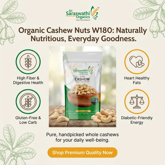 Organic Cashew Nuts W180