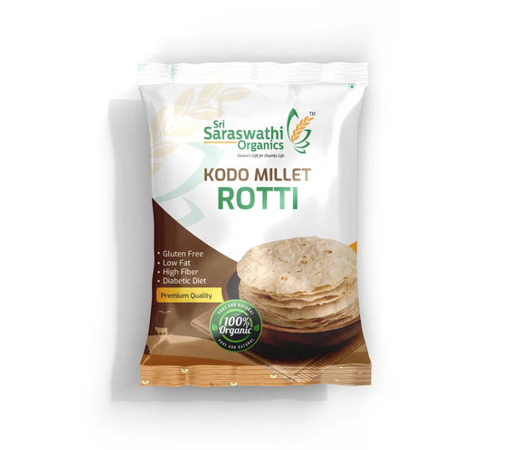 Organic kodo millet desi rotti made from traditional millets for regular home cooking - Sri Saraswathi Organics