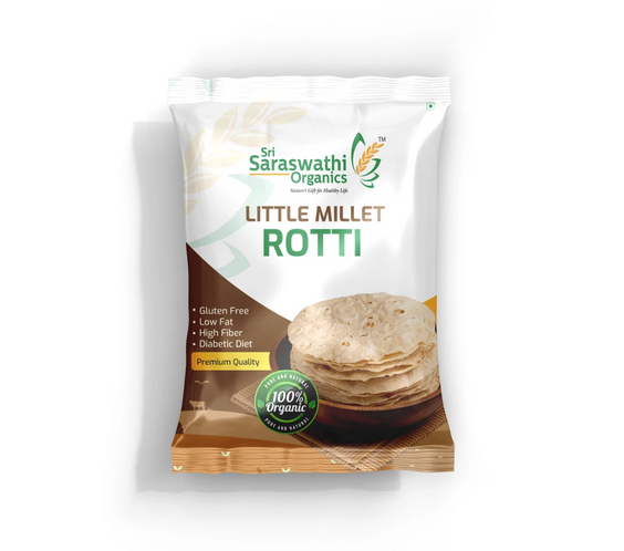Organic little millet desi roti crafted from selected millets for traditional meals - Sri Saraswathi Organics