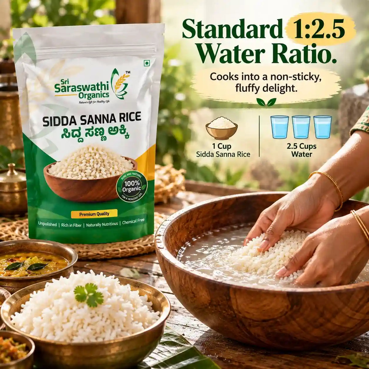 Organic sidda sanna rice pro tip image