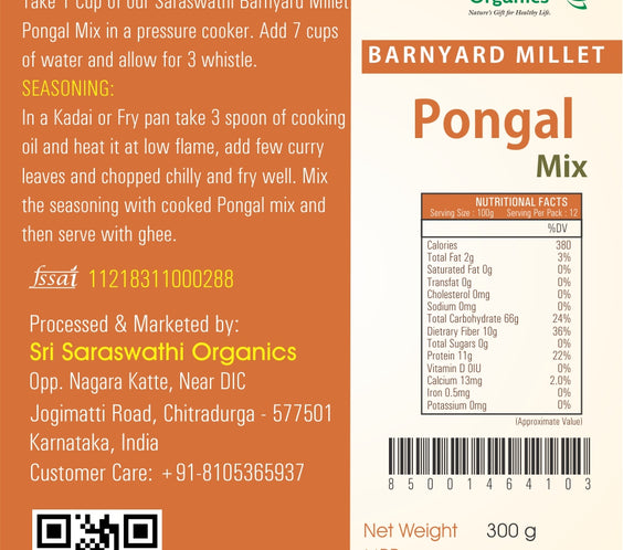 Barnyard Millet Pongal Mix