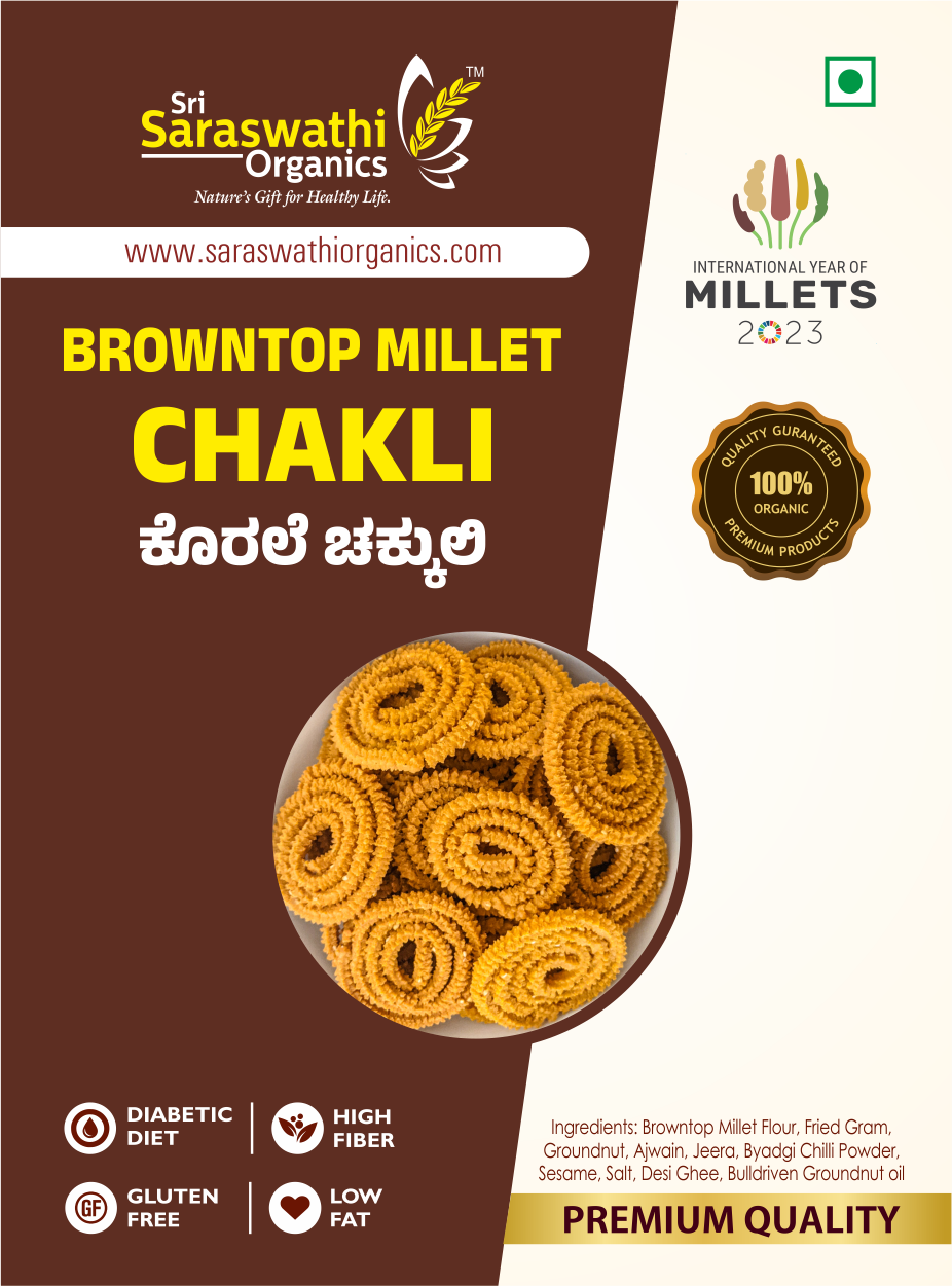 Organic Browntop Millet Chakli