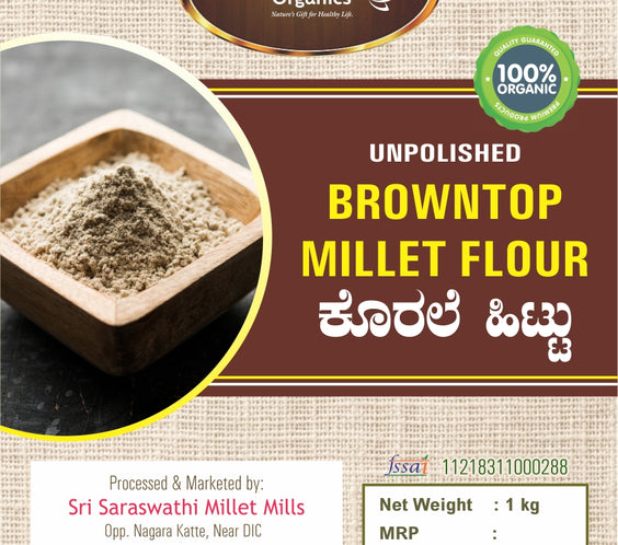 Organic Browntop Millet Flour