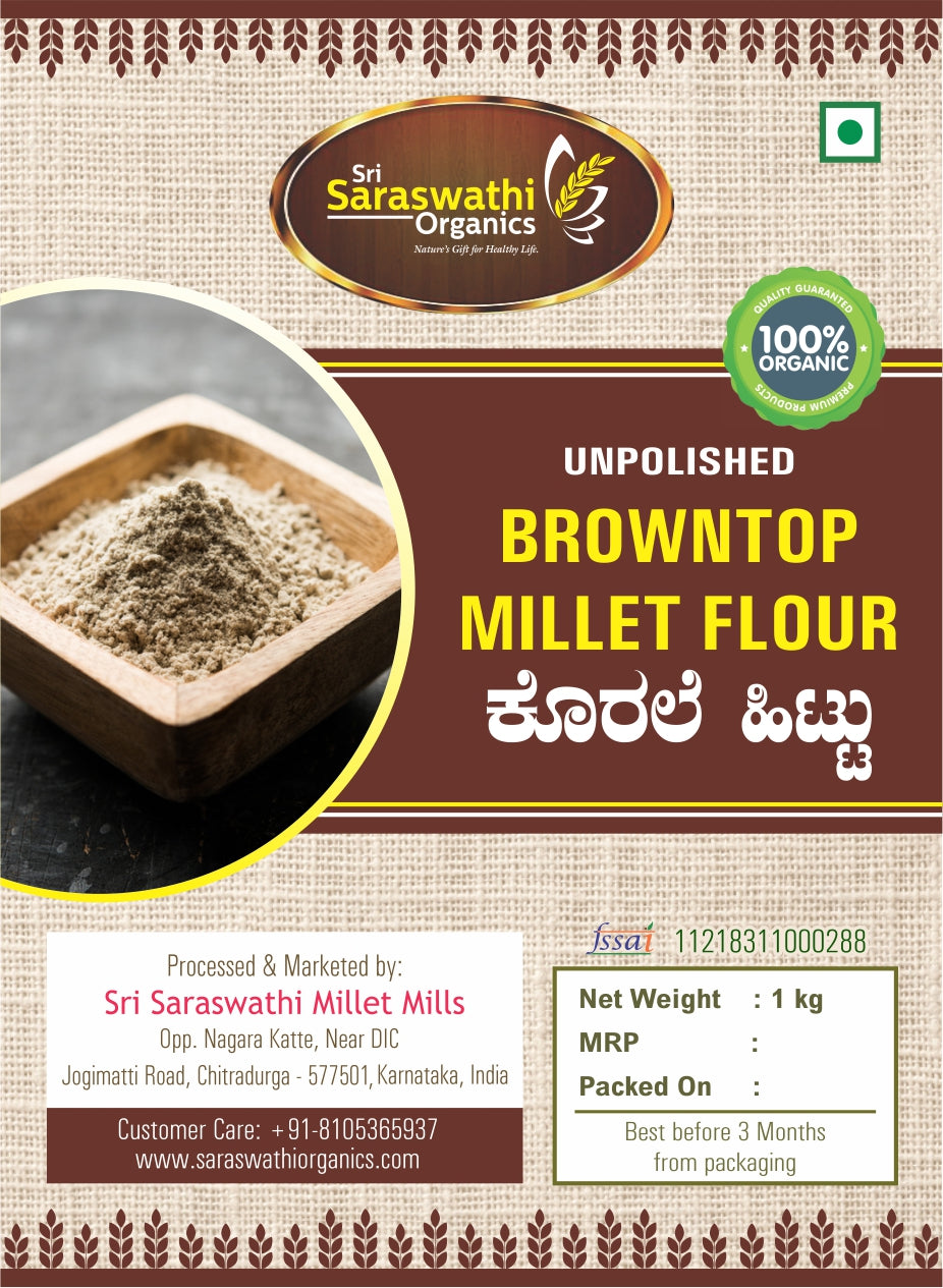 Organic Browntop Millet Flour