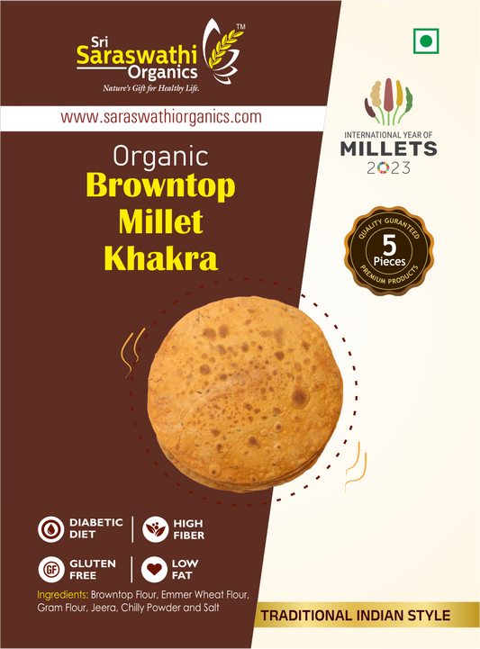 Browntop Millet Khakra