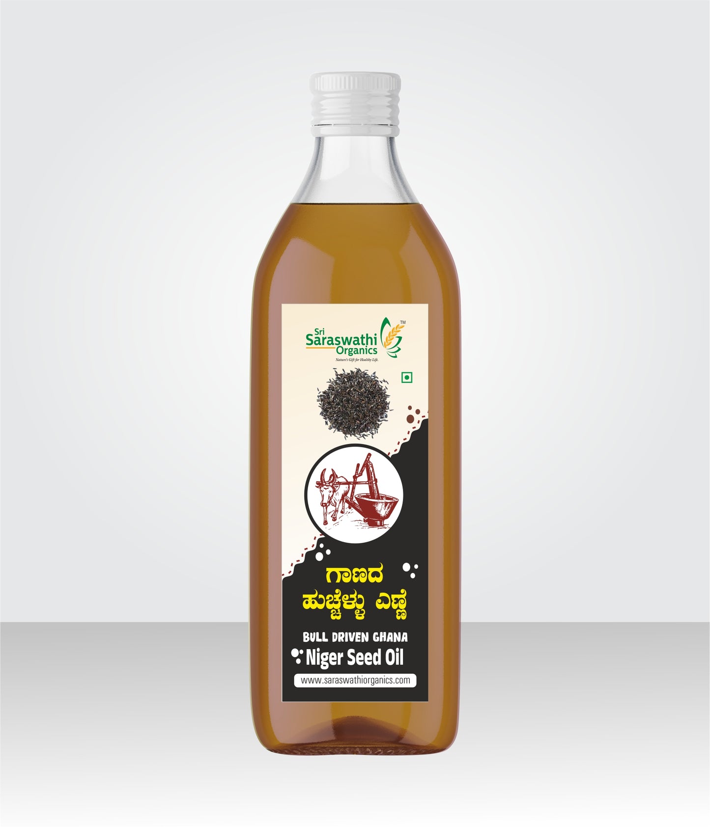 Bull Driven Niger Seed Oil