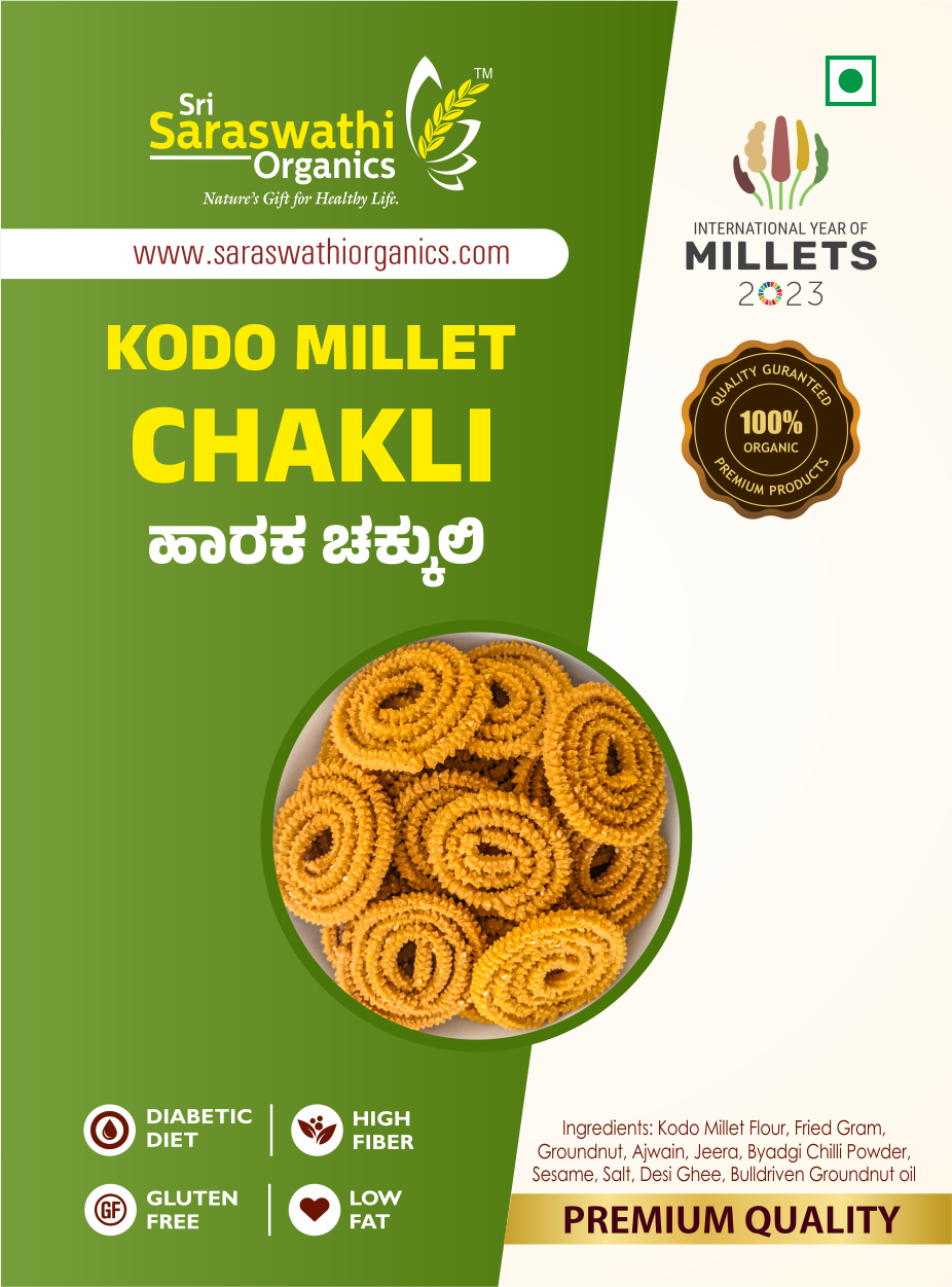 Organic Kodo Millet Chakli
