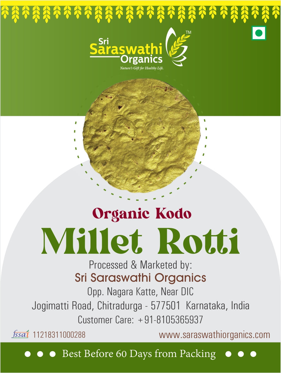 Organic Kodo Millet Desi Rotti