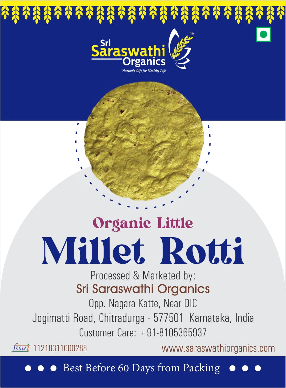 Buy Organic Little Millet Desi Roti Online @ Best Price in India | 100% ...