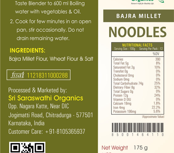 Bajra Millet Noodles