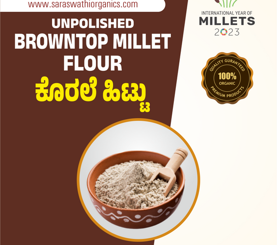 Organic Browntop Millet Flour