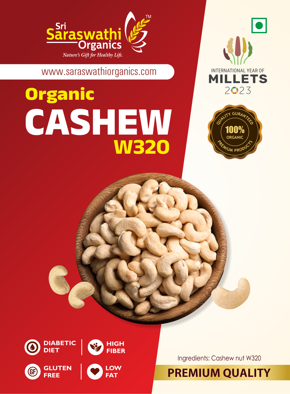 Organic Cashew Nuts W320