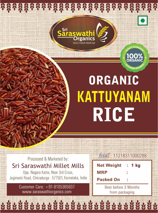 Organic Kattuyanam Rice