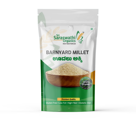 Organic barnyard millet from naturally grown grains for balanced nutrition - Sri Saraswathi Organics