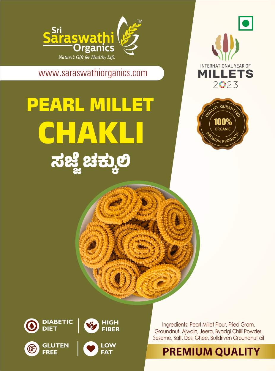 Organic Bajra Millet Chakli