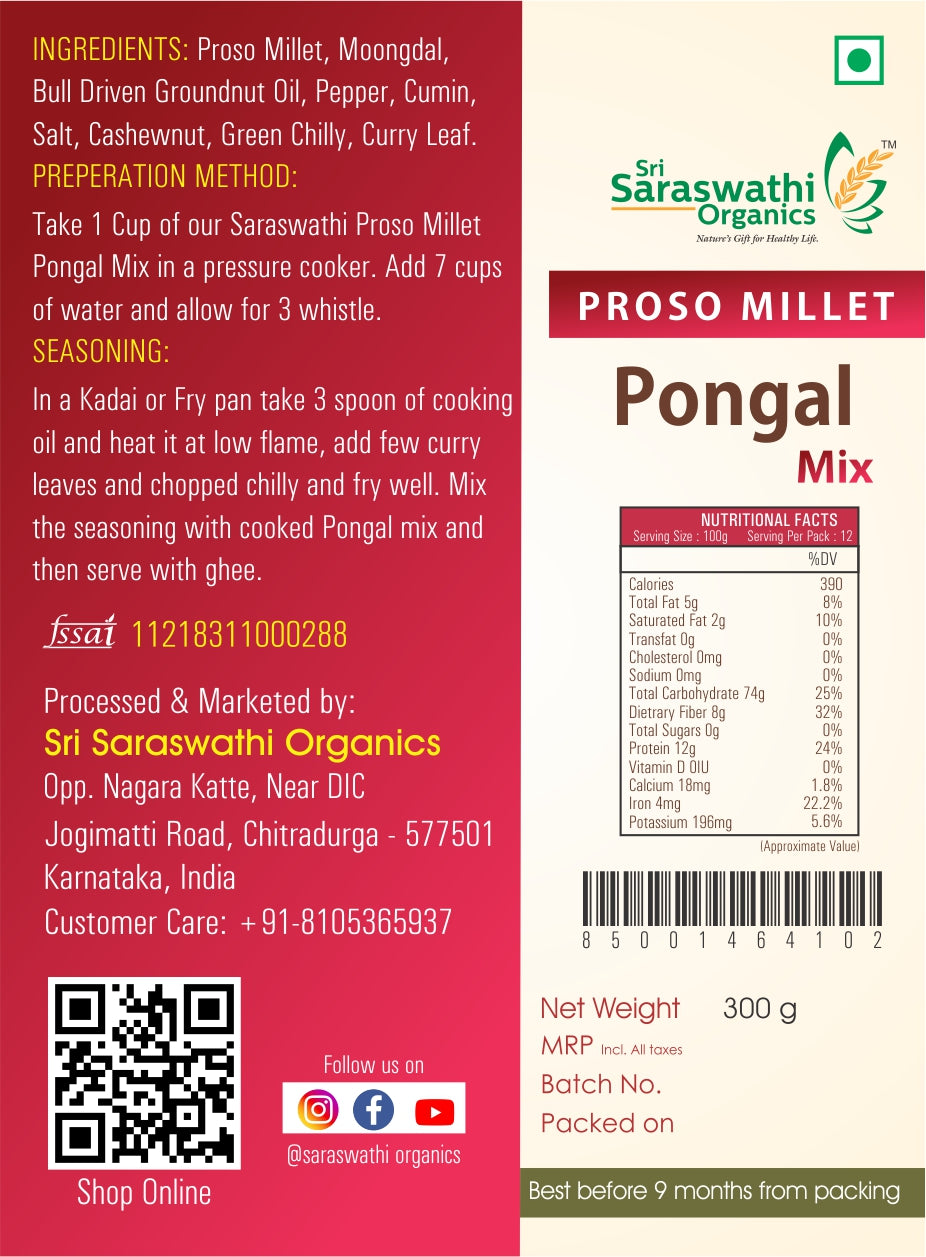 Proso Millet Pongal Mix